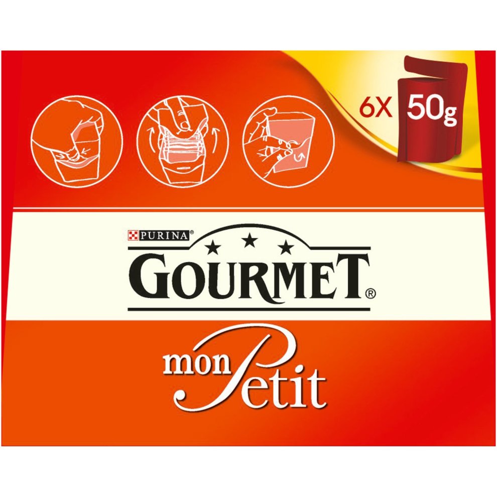 Gourmet Mon Petit atun salmon trucha 6x50g