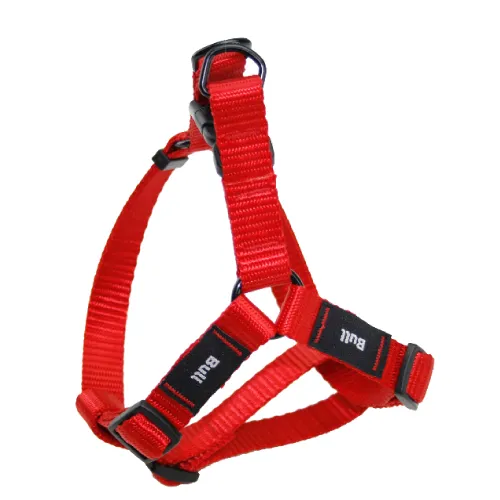 Bull petral llis roig T-3 35-50 x 2,0 cm
