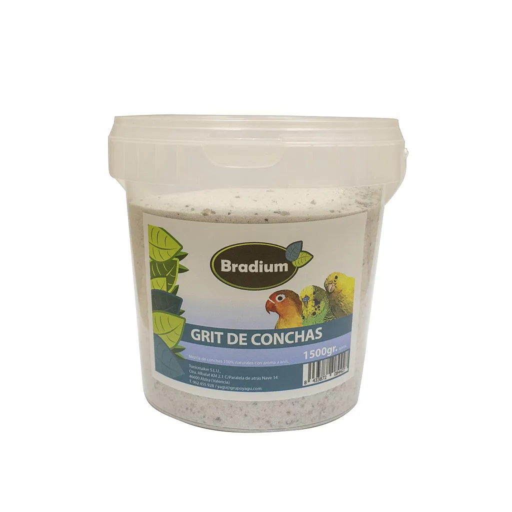 Bradium grit de conchas 1500g