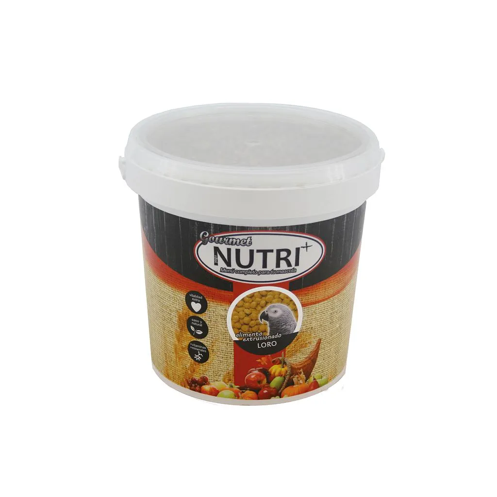 Nutri+ aves gourmet extrusionado loro 2,4 kg