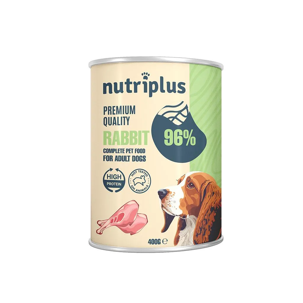[4000201] Nutriplus perros conejo 400g