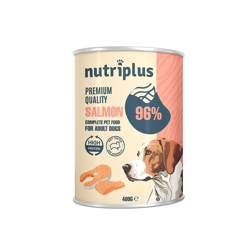 [4000203] Nutriplus perros salmon 400g