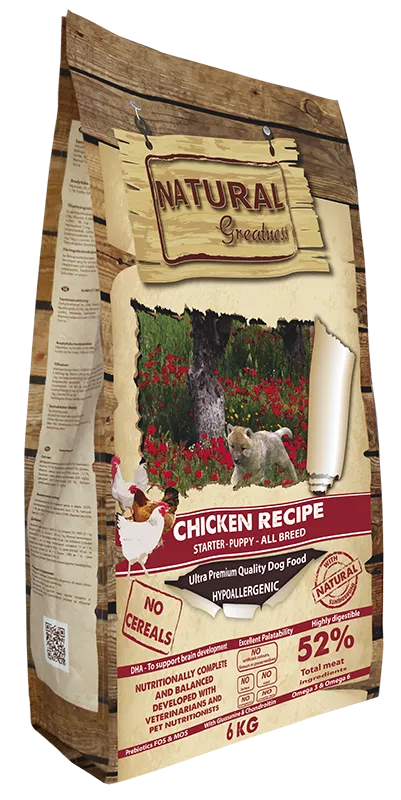 [ASK11PU02] Natural Greatness chicken recipe puppy & mini 2kg