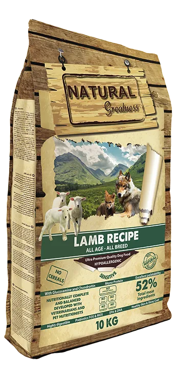 [ASK43CO10] Natural Greatness lamb recipe 10kg