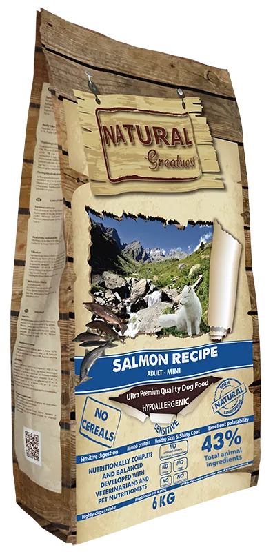 [ASK61FI06] Natural Greatness salmon recipe mini 6kg