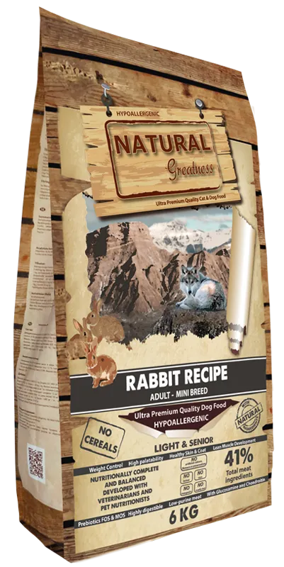 [ASK81MI06] Natural Greatness rabbit recipe mini 6kg