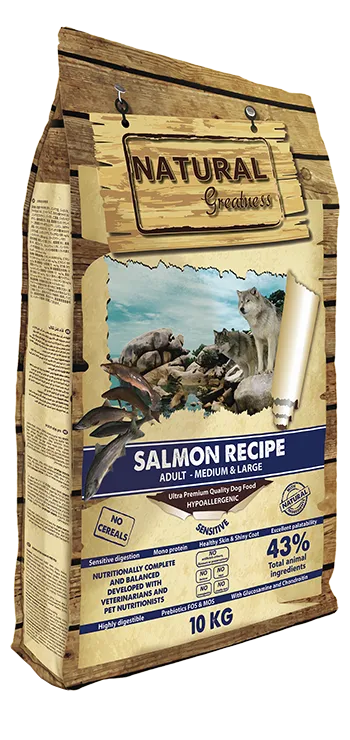 [ASK89FI10] Natural Greatness salmon recipe 10kg