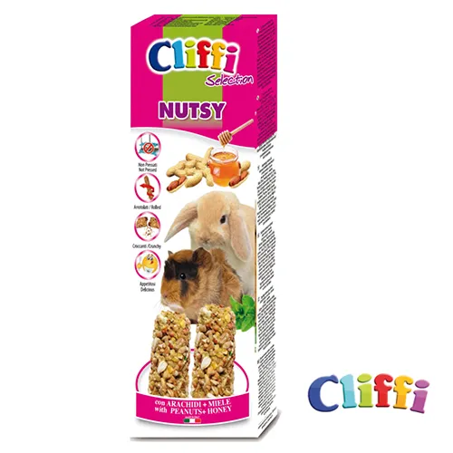 Cliffi barritas conejo nutsy 110g