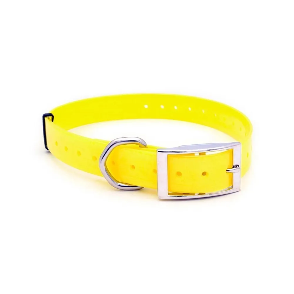 Ibañez collar poliuretano amarillo 2,5 x 70 cm