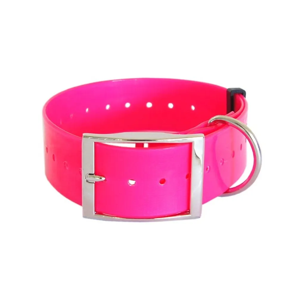 Ibañez collar poliureta fucsia 3,8 x 60 cm