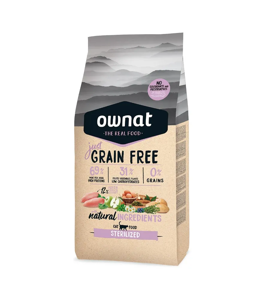[OW031469] Ownat just cat grain free sterilized 1kg