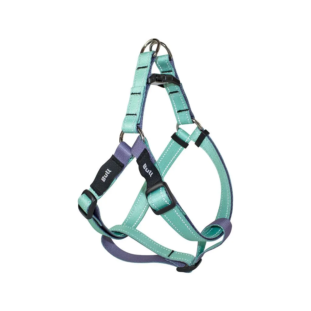 [1126842] Bull petral reflectante aqua T-2 30-40 x 1,5 cm