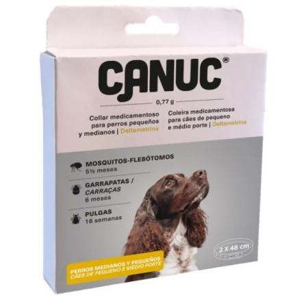 [7101202] Canuc collar deltametrina perro pequeño 65cm