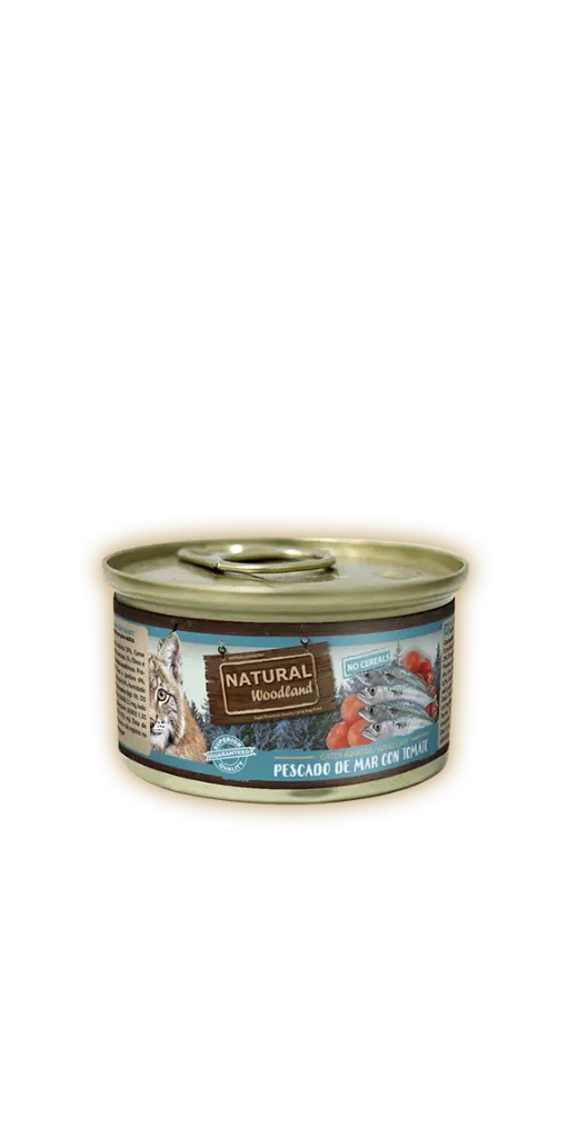 [NWC08502] Natural Woodland pescado tomate 85g