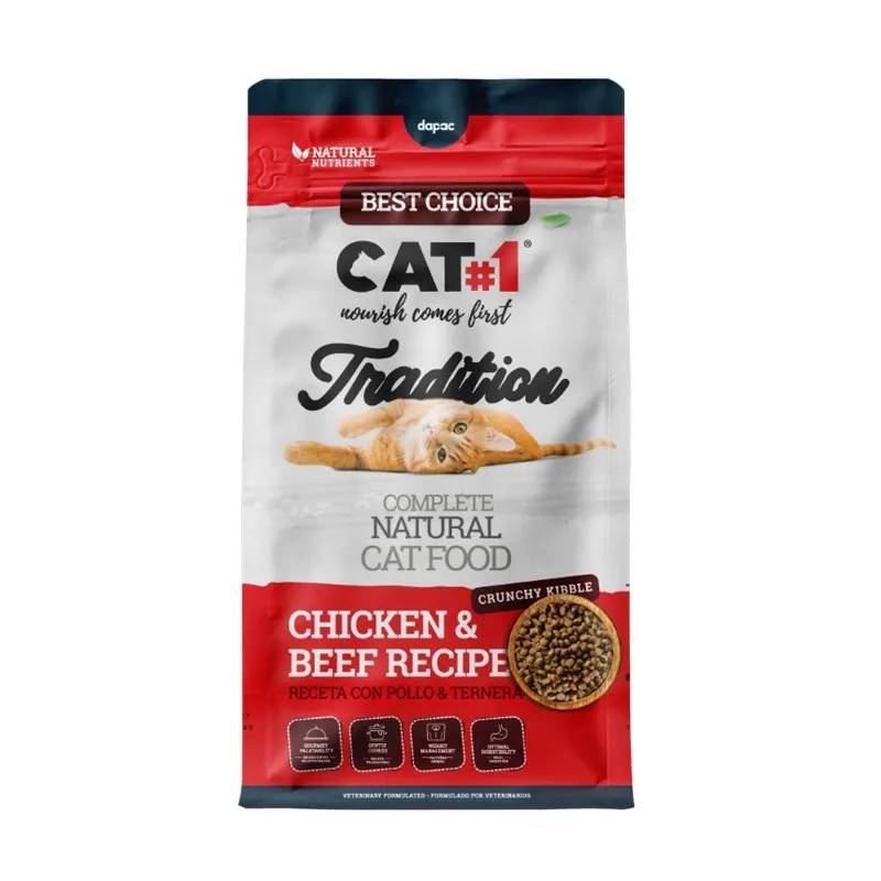 [CAT2803] cat-1 tradition chicken & beef 18kg