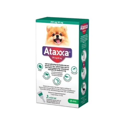 [30060005] Ataxxa perro 1-4 kg 3 pipetas