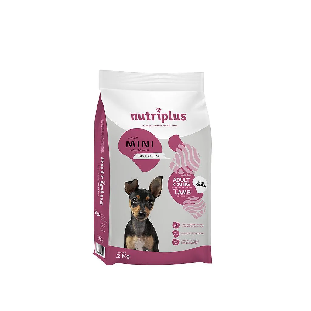 Nutriplus perros adulto cordero mini 2kg