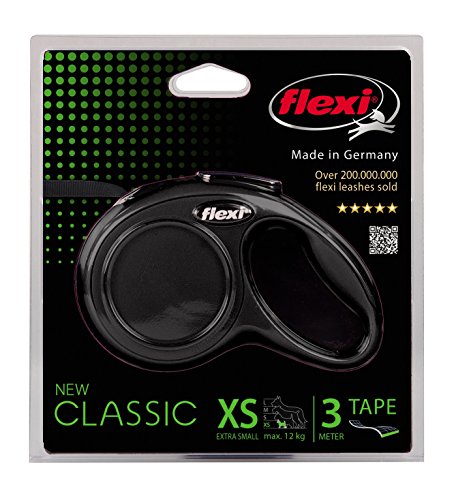 [1200035] Flexi new classic cinta XS negro