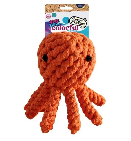[DMJY64138] Doggy Master pulpo naranja 13 cm