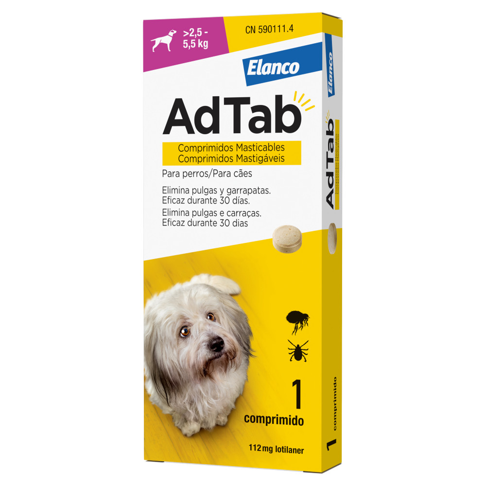 [CA5458001GIZ1] AdTab perro 2,5-5,5 kg 1 comp