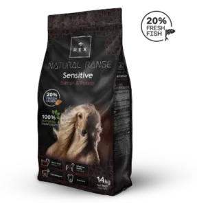 rex natural range sensitive salmon potato 3kg