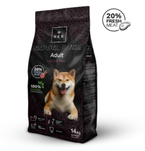 rex natural range lamb rice 14kg