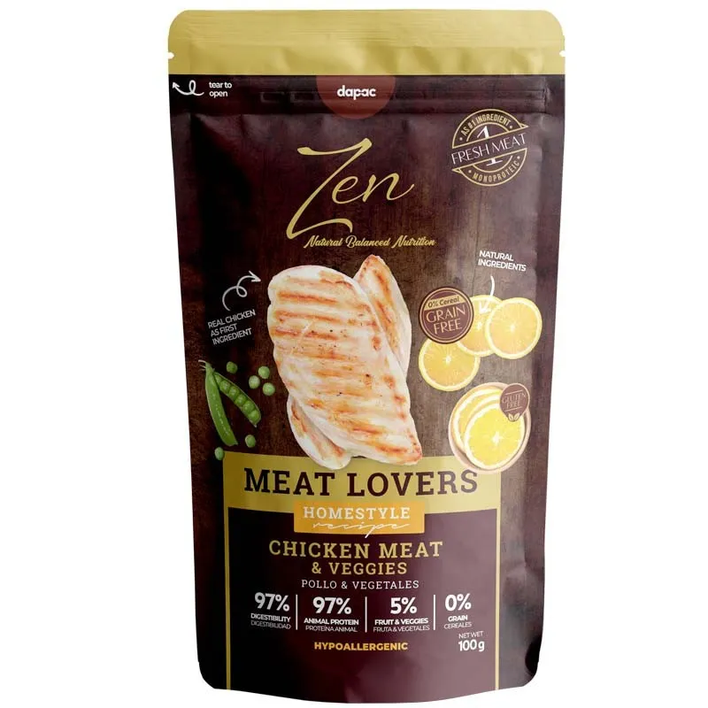[WEB] Zen pouches meat lovers pollastre 100g