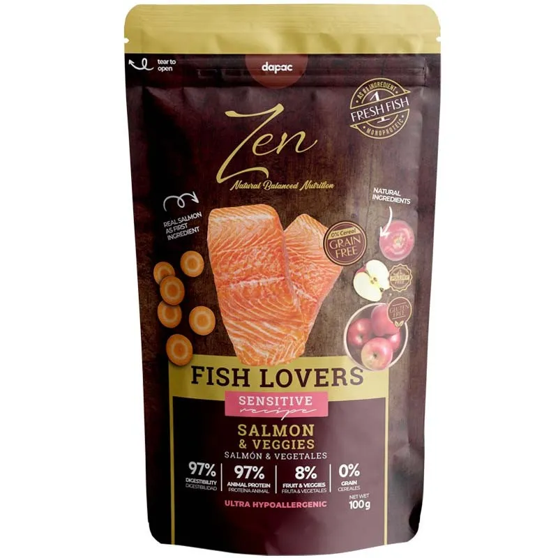 [WEB] Zen pouches meat lovers salmon 100g