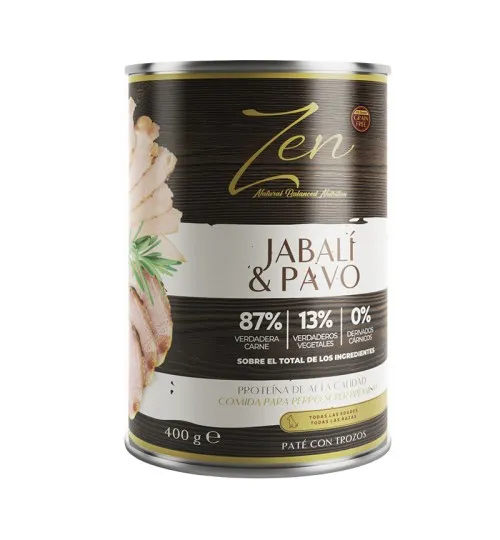 [WEB] Zen pate jabali & pavo 400g