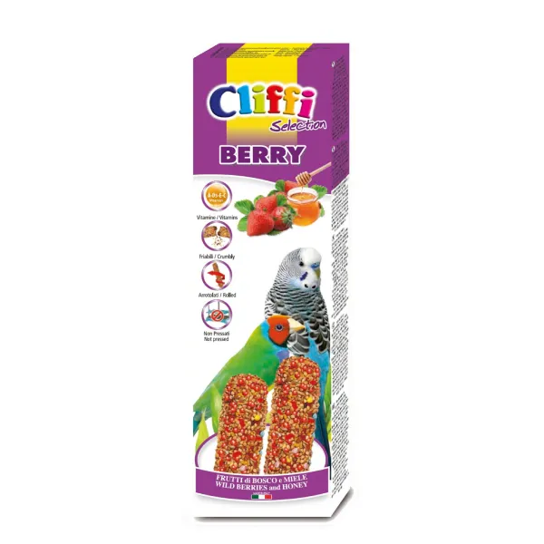 [I07415] Cliffi barretes periquito exotic berry 60g