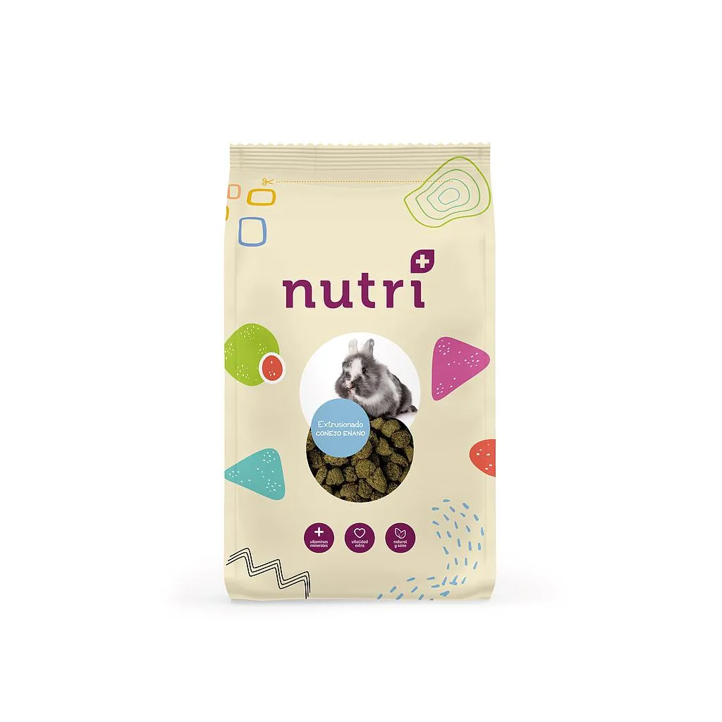 Nutri+ roedores extrusionado conejo enano 3kg