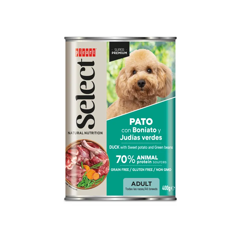 [PC1828304] Select adult pato boniato judias verdes 400 g