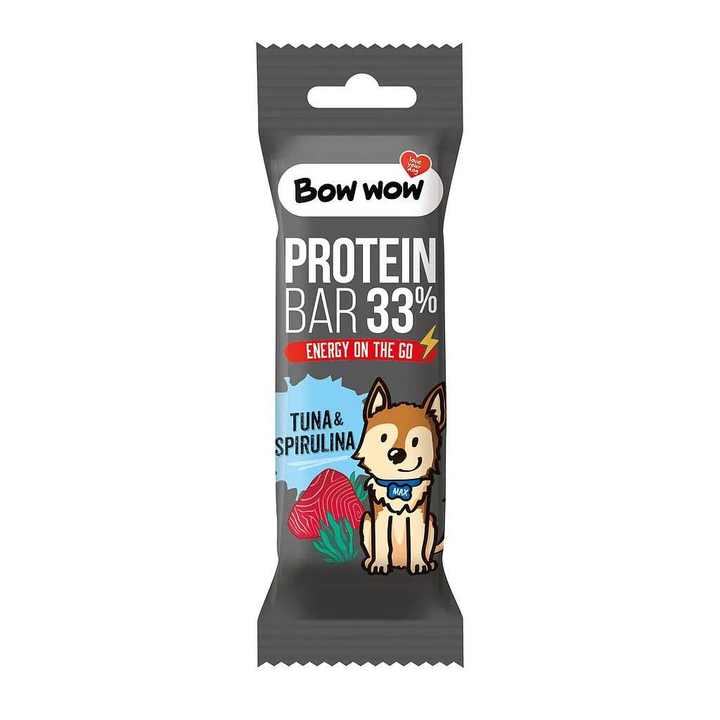 [40BW245] Bow wow protein bar tuna & spirulina 32 g