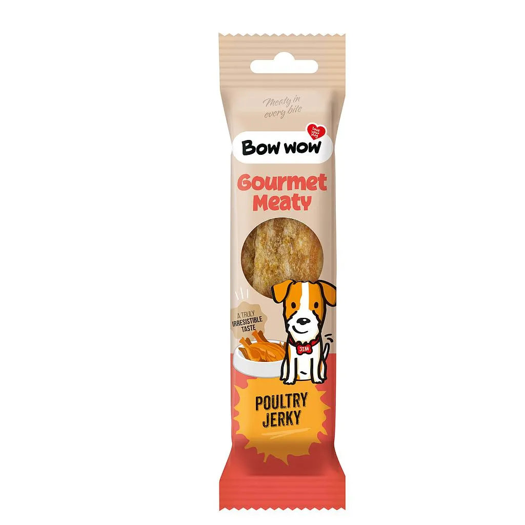 Bow wow poultry stripes 50 g 5u